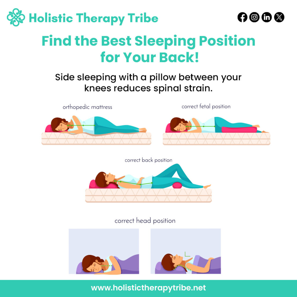 Best sleeping position for Back pain