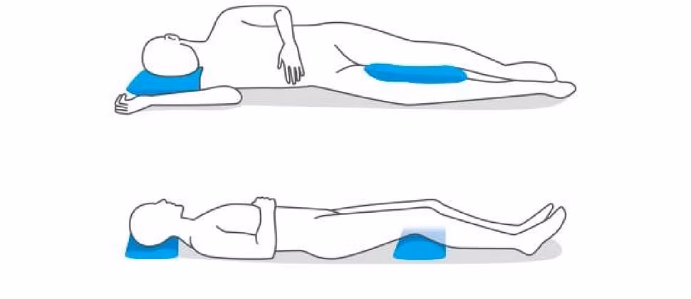 best sleeping position for upper back pain